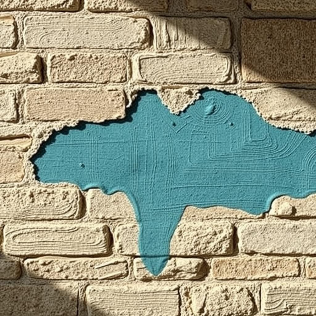 comment fixer une haie artificielle sur un mur de briques sans endommager la surface